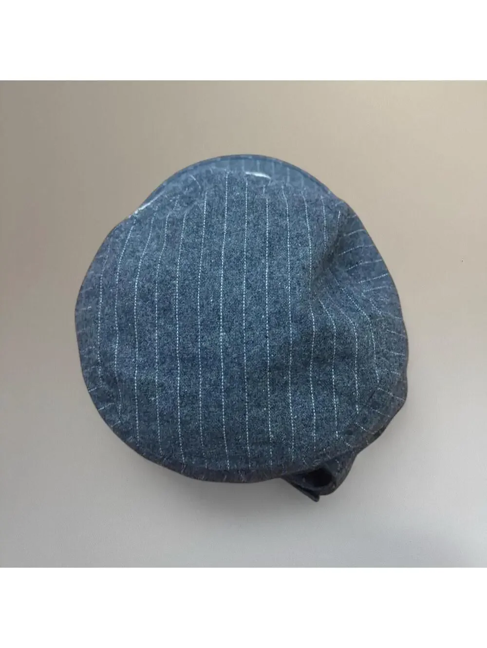 Embellished pinstripe army-style hat from Headers.